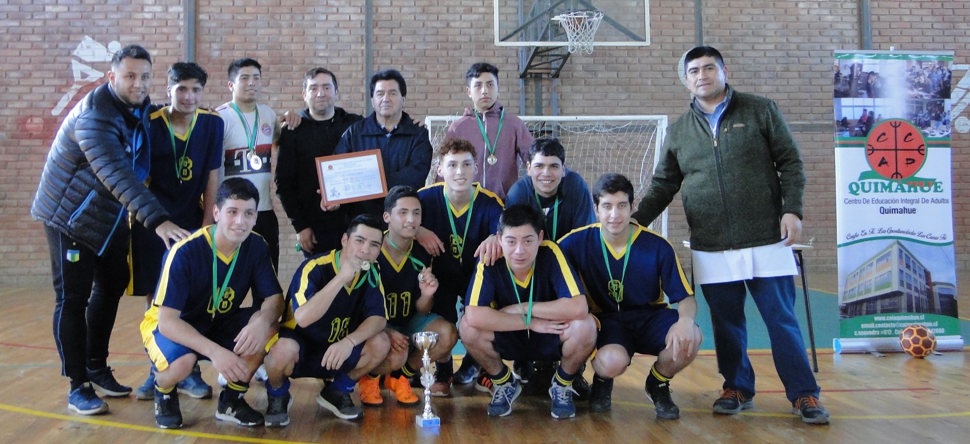 TALLER DE DEPORTES DEL CEIA QUIMAHUE ORGANIZA CAMPEONATO DE BABY FUTBOL 2019