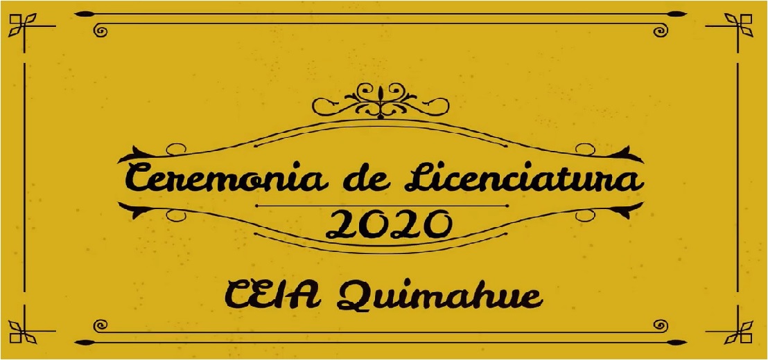 LICENCIATURA CEIA QUIMAHUE 2020