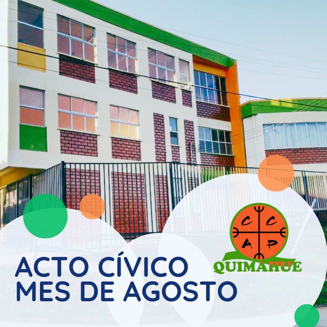 Acto cívico mes Agosto 2024