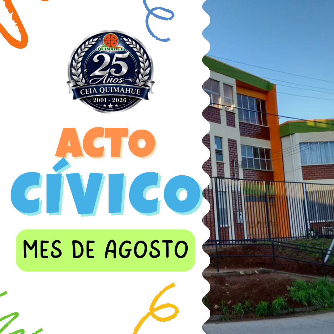Acto Cívico Mes de agosto 2026