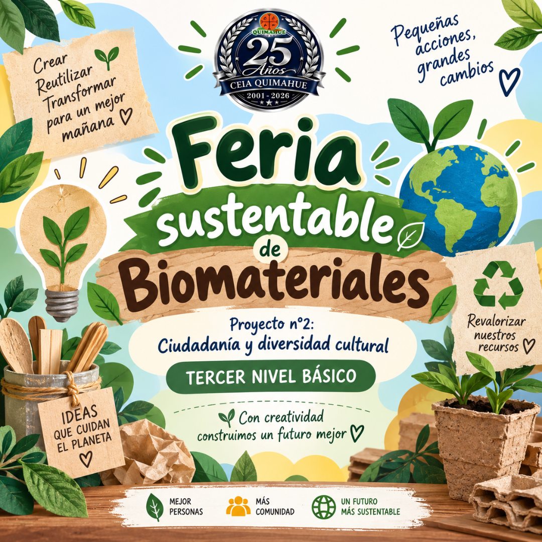 Proyecto n°2: Ciudadanía y diversidad cultural “Feria sustentable de Biomateriales”